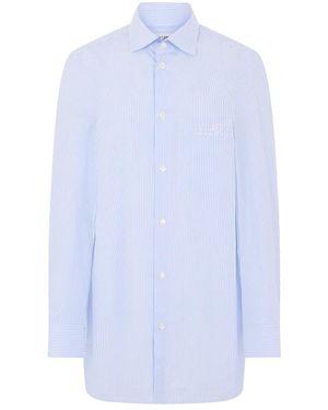 MM6 by Maison Margiela Overhemd Met Lange Mouwen En Knopen - Blauw