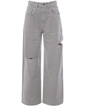 ICON DENIM Wide Jeans - Grey