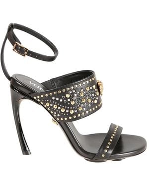 Versace High Heel Sandals - Negro