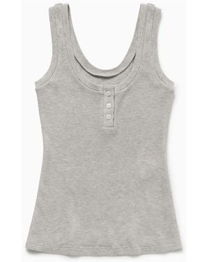 1989 STUDIO Sleeveless Tops - Grey