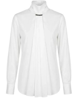 Brunello Cucinelli Overhemden ,Wit ,Katoen Blouse
