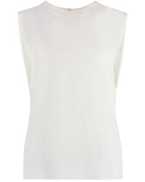 Saint Laurent Sleeveless Tops - White