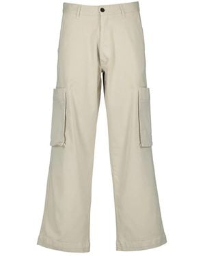 Officine Generale Wide Trousers - Naturel