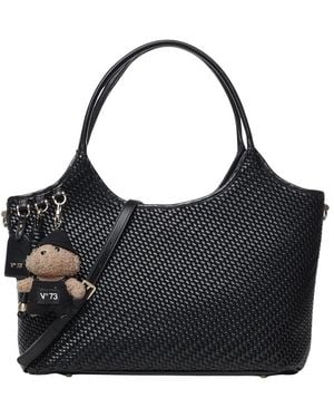 V73 Tassen ,Zwart ,Polyester Tote Bag