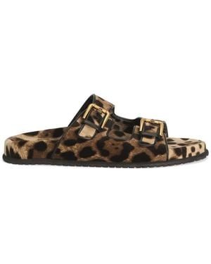 Dolce & Gabbana Sandalias Marrones Para Mujeres, Mujer, Talla - Marrón