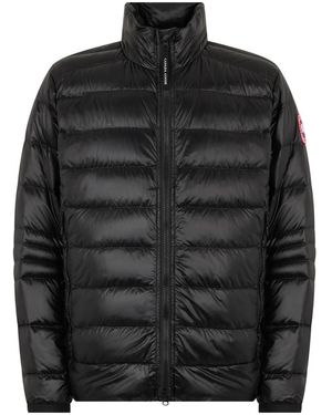 Canada Goose Gewatteerd Jack Met Hoge Kraag - Zwart