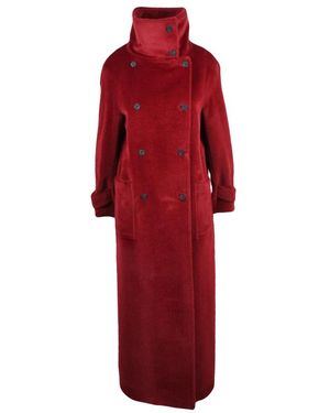 BRERAS Milano Double-Breasted Coats - Rosso