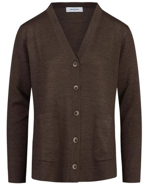 Gran Sasso Truien & Vesten ,Bruin ,Wol Cardigan