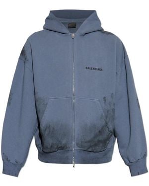 Balenciaga Zip-Throughs - Azul