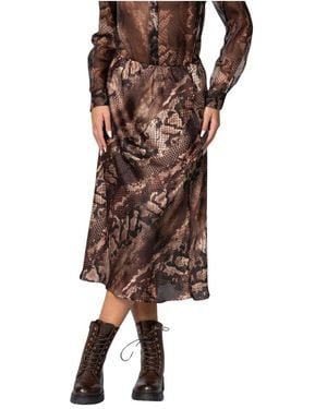 Kocca Midi Skirts - Brown