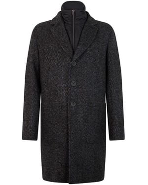 Herno Single-Breasted Coats - Negro