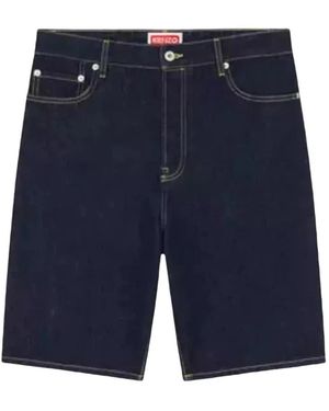 KENZO Denim Shorts - Blue