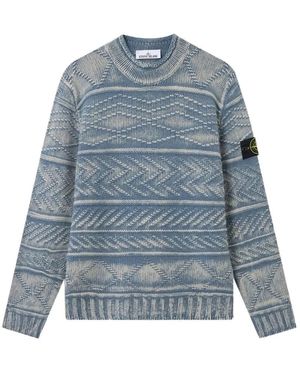 Stone Island Cashmere Truien - Blauw