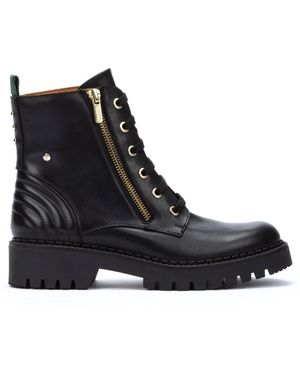 Pikolinos Aviles Vetersluiting Dameslaars - Zwart