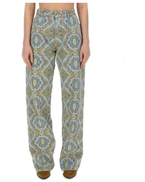 Etro Denim Jeans - Grün