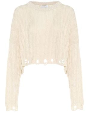 Soallure Round-Neck Knitwear - White