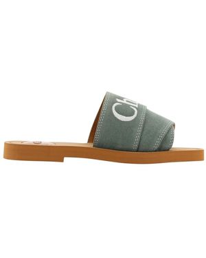 Chloé Sliders - Grün