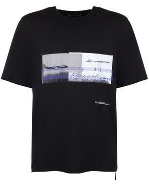 OAMC Tops ,Zwart ,Katoen Halfway To Nowhere T-Shirt