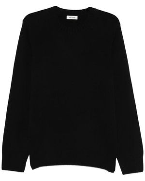 Soft Goat Cashmere Knitwear - Black