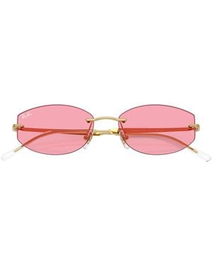 Ray-Ban Unregelmäßige Sonnenbrille - Pink