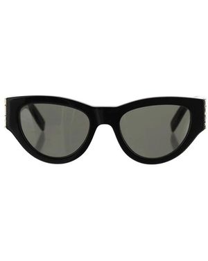 Saint Laurent Cat-Eye Zonnebrillen - Zwart