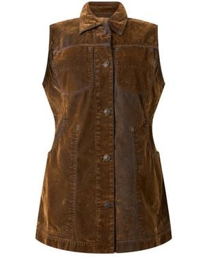 DIESEL Vests - Marrone