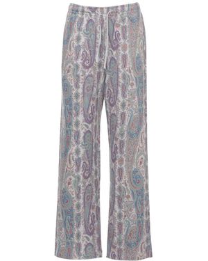 Etro Wide Trousers - Gris