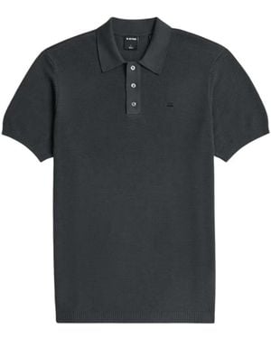 G-Star Gebreide Polo - Zwart