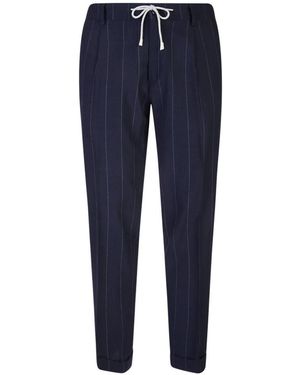 Eleventy Slim-Fit Trousers - Blue