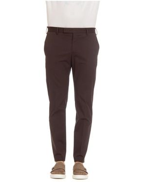 PT Torino Suit Trousers - Marrón