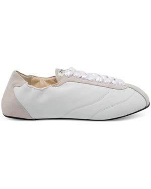 Repetto Tennis Seiden-Sneaker - Weiß