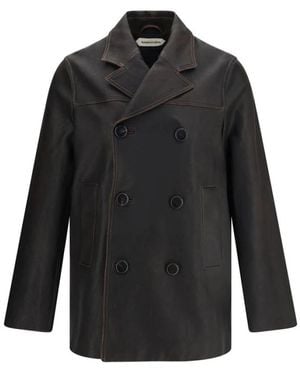 NAMACHEKO Elijah Lederjacke - Schwarz
