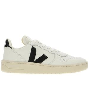 Veja Schoenen ,Wit ,Katoen V-10 Leather