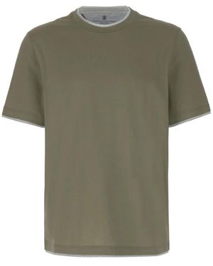 Brunello Cucinelli T-Shirts - Vert