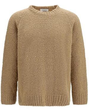 Laneus Round-Neck Knitwear - Marron