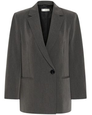 Inwear Jassen ,Grijs ,Polyester Coleiw Blazer - Zwart