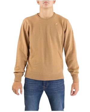 K-Way Round-Neck Knitwear - Azul
