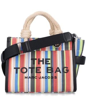 Marc Jacobs The Stripe Mesh Small Tote Bag - Rot