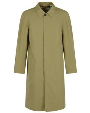 Burberry Single-Breasted Coats - Green