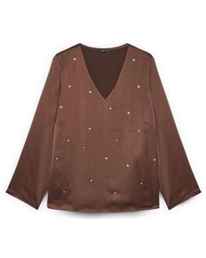 FIORELLA RUBINO Blouses - Marrón