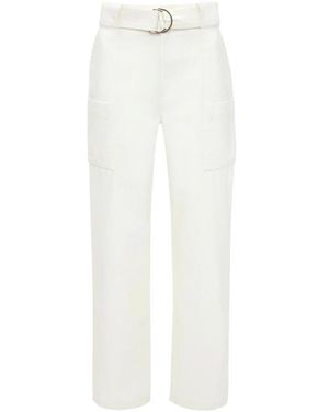 JW Anderson Straight Trousers - White
