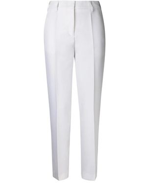 Blanca Vita Slim-Fit Trousers - White