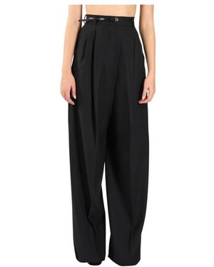 Sportmax Wide Trousers - Negro