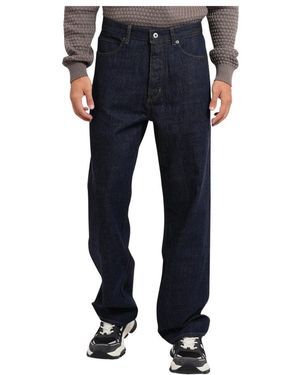 HUGO Jeans ,Blauw ,Katoen Baggy-Fit Jeans