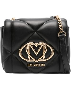 Love Moschino Cross Body Bags - Black