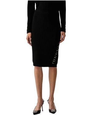 Liu Jo Rokken ,Zwart ,Polyester Aangesloten Minirok