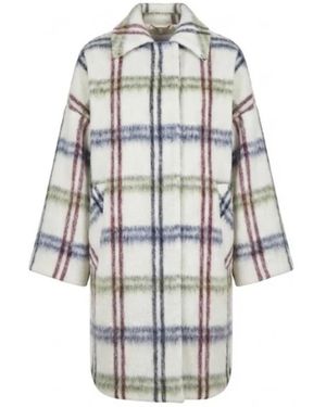 Hevò Single-Breasted Coats - Gris