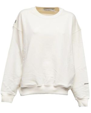 Department 5 Boxy Crew Sweatshirt - Weiß