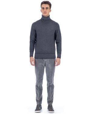 Drumohr Turtlenecks - Blue