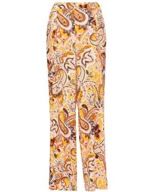 Naf Naf Wide Trousers - Metallic